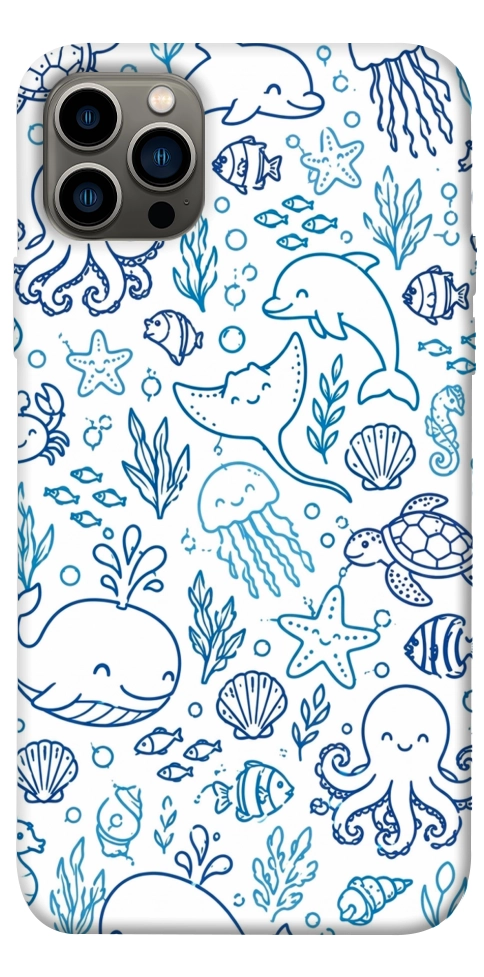 Чехол Sea pattern для iPhone 12 Pro