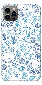 Чехол Sea pattern для iPhone 12 Pro