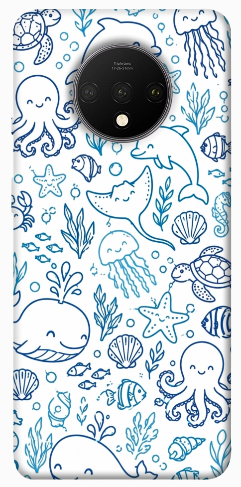 Чехол Sea pattern для OnePlus 7T