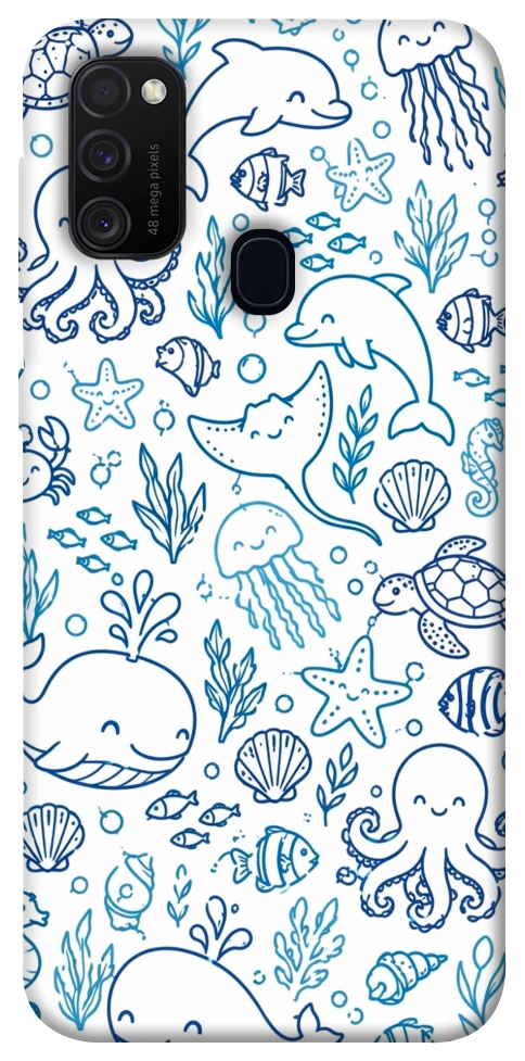 Чохол Sea pattern для Galaxy M30s