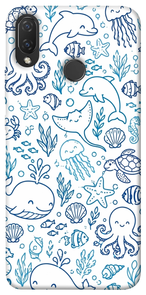 Чехол Sea pattern для Huawei Nova 3i