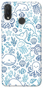 Чехол Sea pattern для Huawei Nova 3i