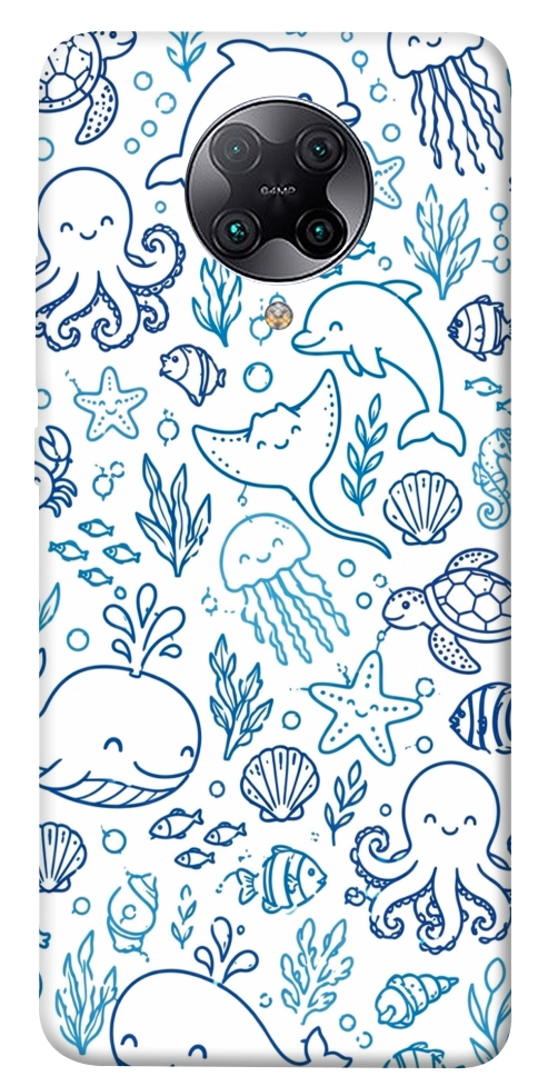 Чехол Sea pattern для Xiaomi Redmi K30 Pro