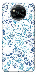 Чехол Sea pattern для Xiaomi Poco X3 Pro