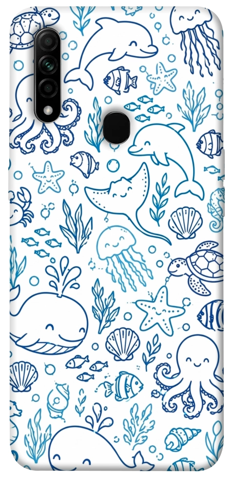 Чехол Sea pattern для Oppo A31