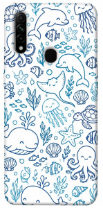 Чехол Sea pattern для Oppo A31