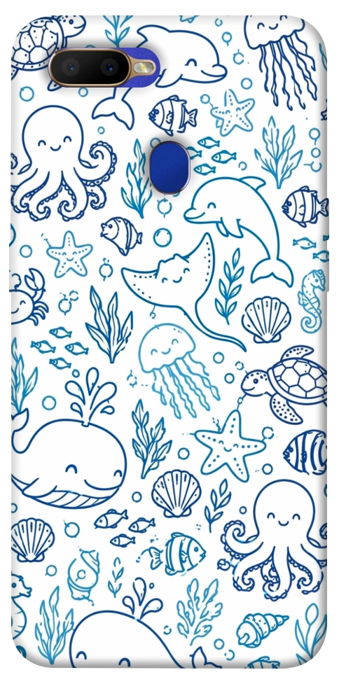 Чохол Sea pattern для Oppo A5s