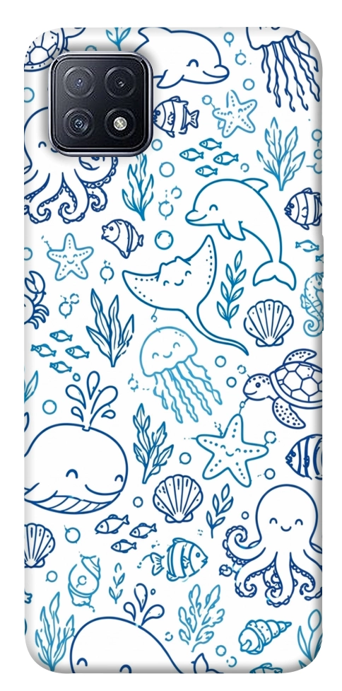 Чохол Sea pattern для Oppo A73