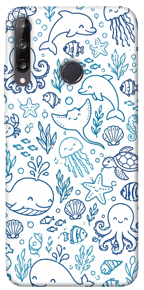 Чохол Sea pattern для Huawei P40 Lite E