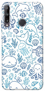 Чехол Sea pattern для Huawei P40 Lite E