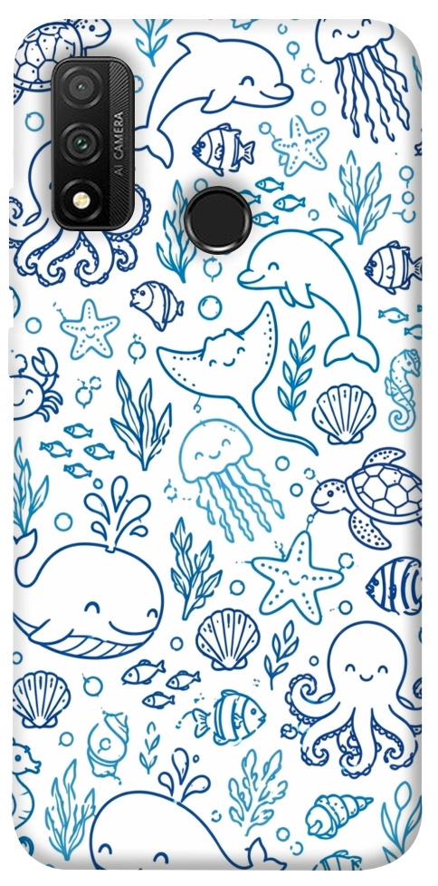 Чехол Sea pattern для Huawei P Smart (2020)