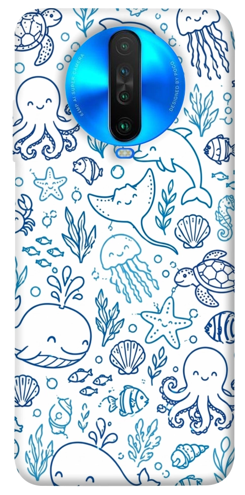 Чохол Sea pattern для Xiaomi Poco X2