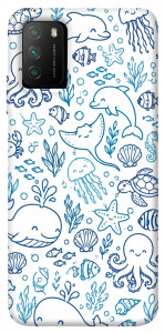 Чехол Sea pattern для Xiaomi Poco M3