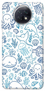 Чохол Sea pattern для Xiaomi Redmi Note 9T