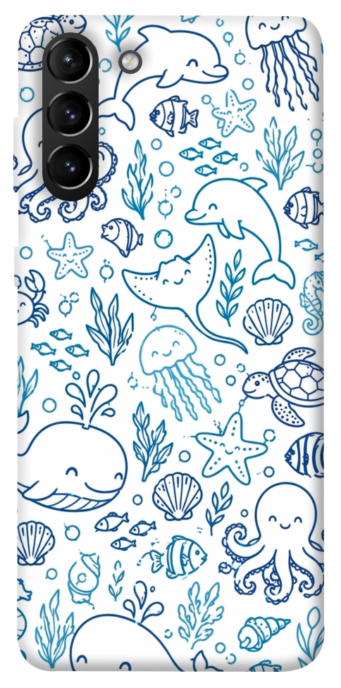Чехол Sea pattern для Galaxy S21+