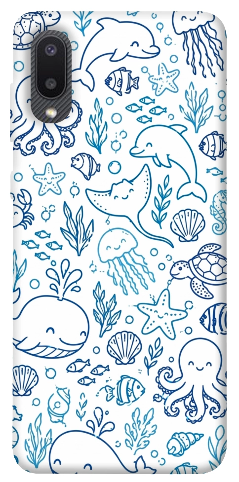 Чохол Sea pattern для Galaxy A02