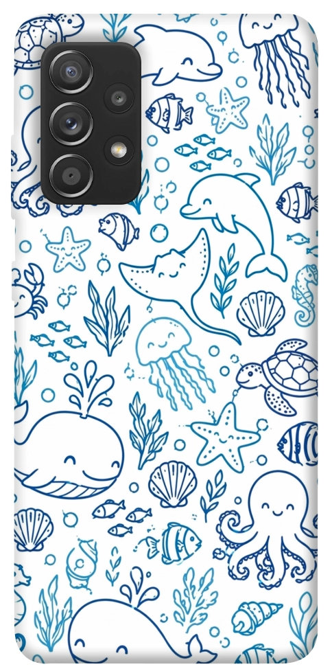 Чехол Sea pattern для Galaxy A72 5G