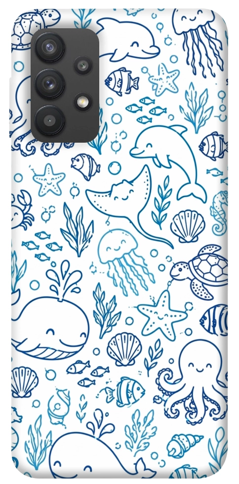 Чехол Sea pattern для Galaxy A32 4G