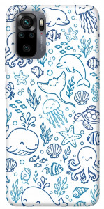 Чохол Sea pattern для Xiaomi Redmi Note 10S