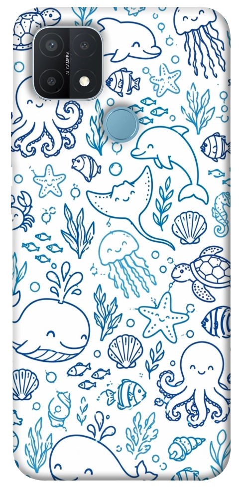 Чохол Sea pattern для Oppo A15