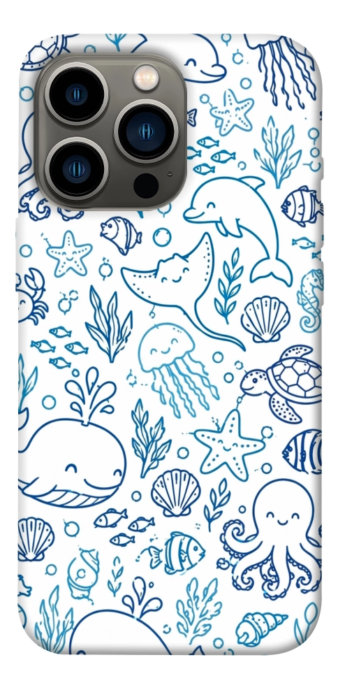 Чехол Sea pattern для iPhone 13 Pro