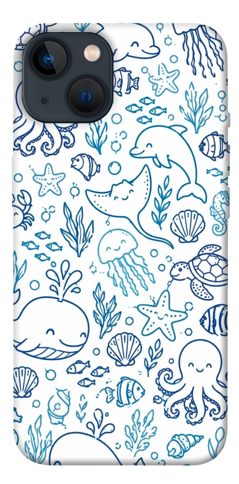 Чохол Sea pattern для iPhone 13