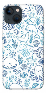 Чехол Sea pattern для iPhone 13