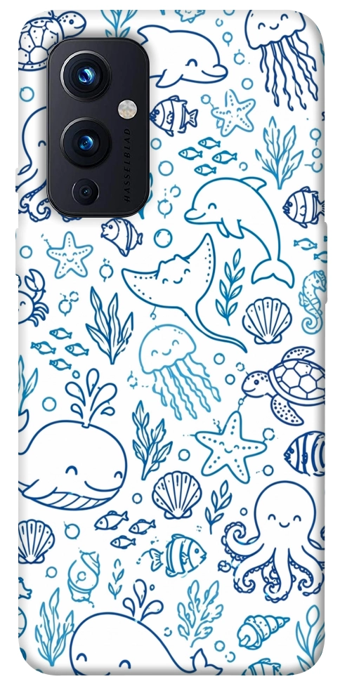Чехол Sea pattern для OnePlus 9