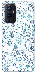 Чехол Sea pattern для OnePlus 9