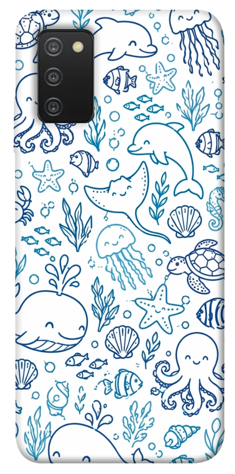 Чохол Sea pattern для Galaxy A03s