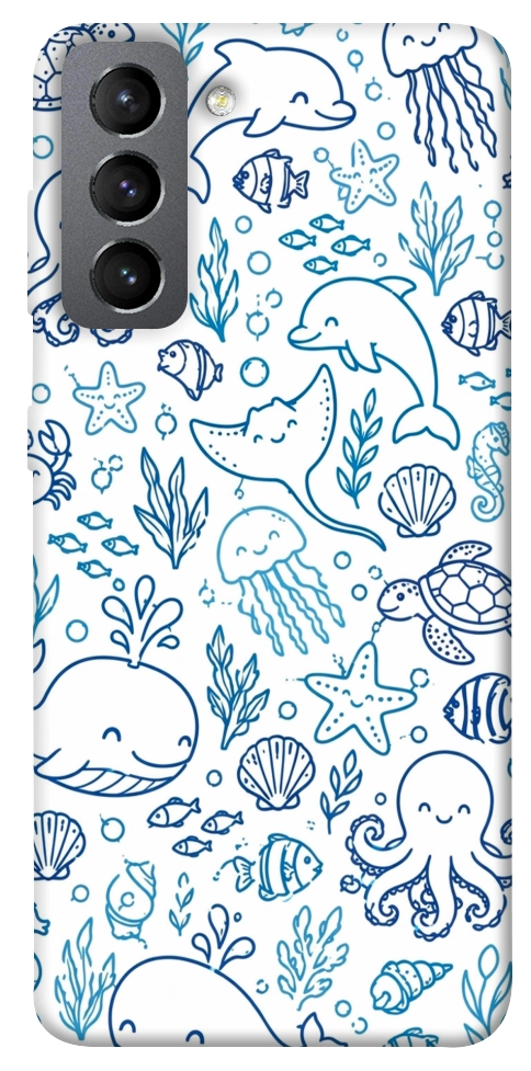 Чехол Sea pattern для Galaxy S21 FE