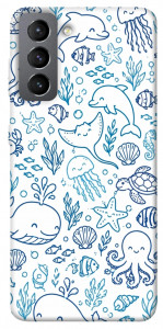 Чехол Sea pattern для Galaxy S21 FE