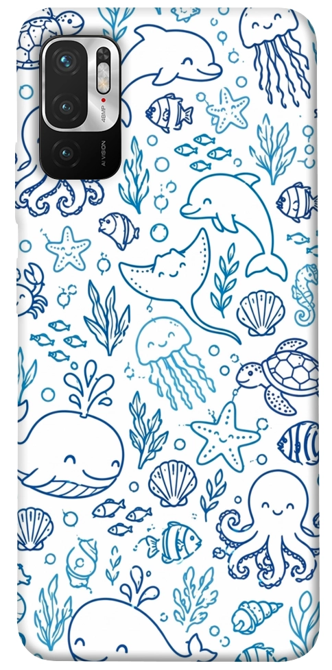 Чехол Sea pattern для Xiaomi Poco M3 Pro