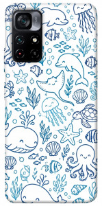 Чехол Sea pattern для Xiaomi Poco M4 Pro 5G