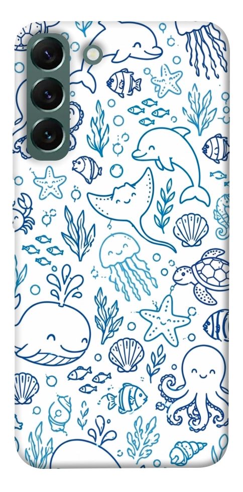 Чехол Sea pattern для Galaxy S22+