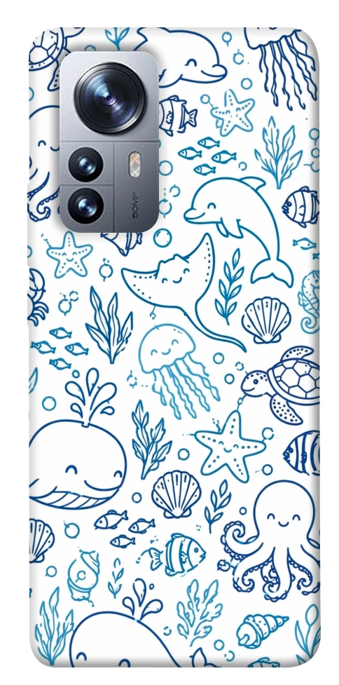 Чехол Sea pattern для Xiaomi 12