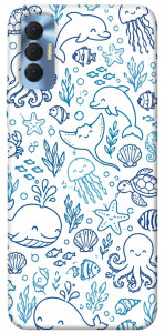 Чохол Sea pattern для TECNO Spark 8P