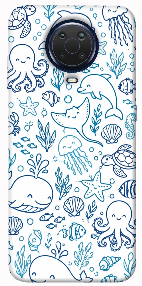 Чехол Sea pattern для Nokia G20