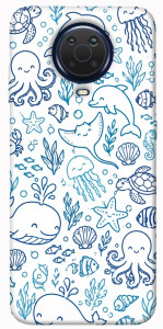 Чехол Sea pattern для Nokia G10