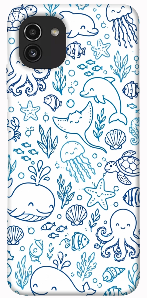 Чехол Sea pattern для Galaxy A03