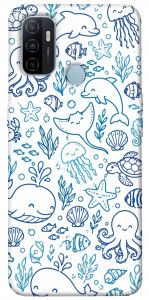 Чехол Sea pattern для Oppo A53