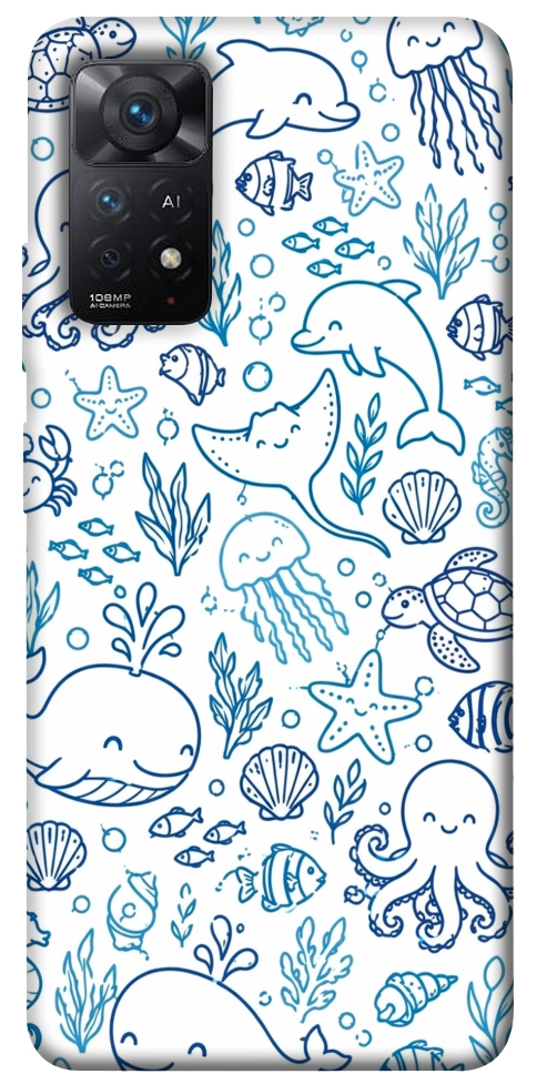 Чехол Sea pattern для Xiaomi Redmi Note 11 Pro 5G