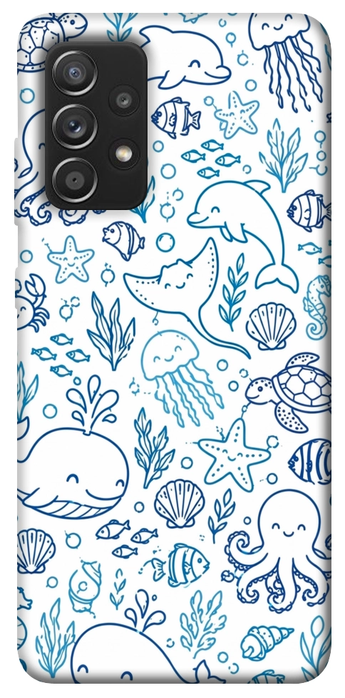 Чехол Sea pattern для Galaxy A52s