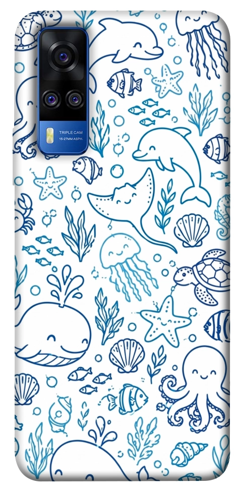 Чехол Sea pattern для Vivo Y51a