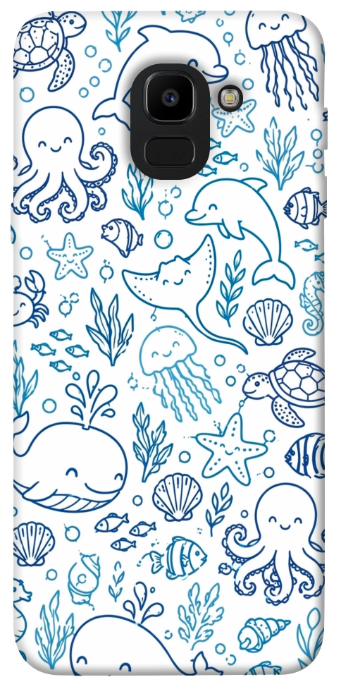 Чохол Sea pattern для Galaxy J6 (2018)