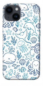 Чехол Sea pattern для iPhone 14