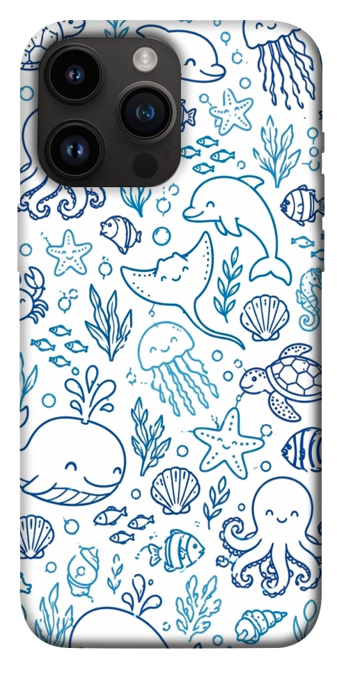 Чехол Sea pattern для iPhone 14 Pro Max