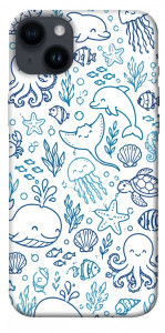 Чехол Sea pattern для iPhone 14 Plus