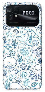 Чехол Sea pattern для Xiaomi Poco C40