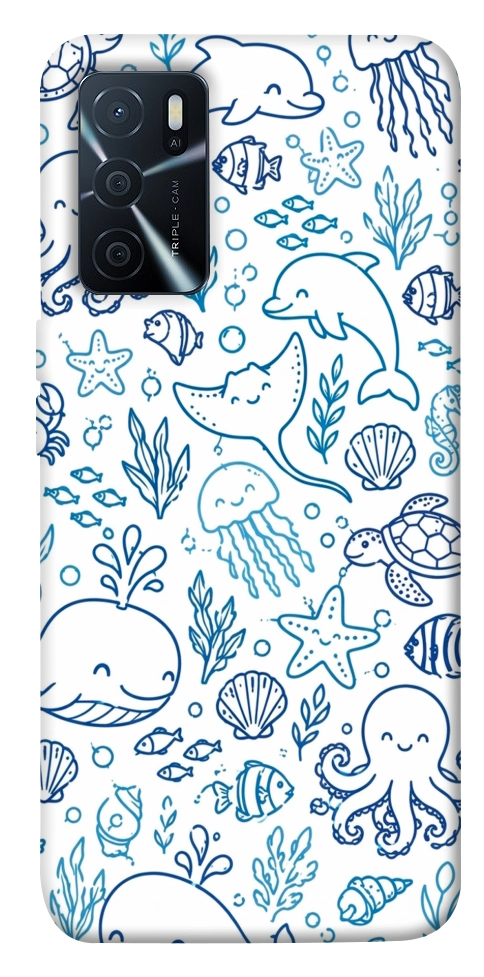 Чохол Sea pattern для Oppo A16